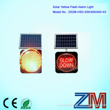 12 Inch ODM&OEM Welcomed LED Solar Traffic Flashing Light with Slow Phase